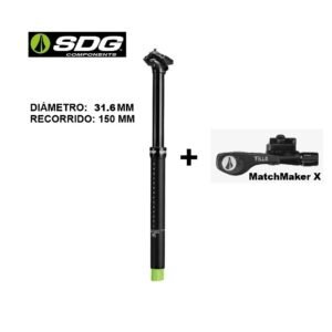 Dropper SDG Tellis V1 31.6 mm Vario Recorrido 150mm + Palanca MatchMaker X