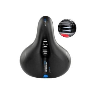 Asiento de Bicicleta Anatomico Ancho para Paseo Gel Antiprostatico Azul