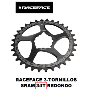 Plato Race Face Direct Mount Sram 3-Pernos 34T 10/11/12 v Original