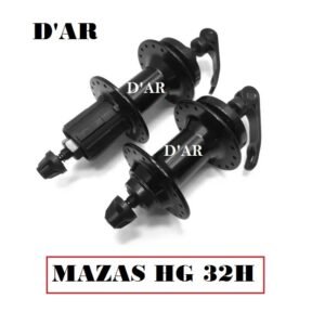 Juego de Mazas D’AR 32H de Rodajes PAR Casetero Negro