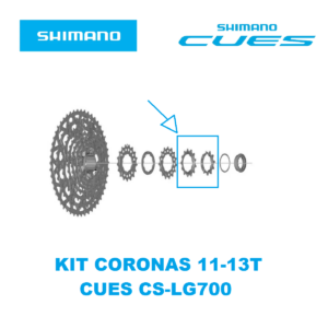 Set de Coronas Shimano Cues CS-LG700 11-13T 11V Japán