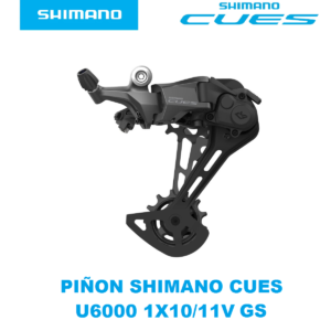 Descarrilador Shimano CUES RD-U6000 Shadow RD+ 1x10/11 V Caja Media (GS)