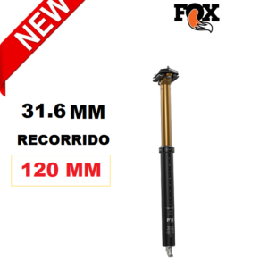 Tija Dropper FOX Kashima Transfer Factory Enrutamiento Interno Medida 31.6mm / Recorrido 120mm Año 2027-25 (925-01-335)