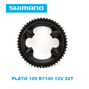 Plato Shimano 105 FC-R7100 52T 2x12v 110 BCD Asimetrico