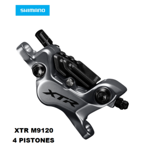 Caliper Hidráulico Shimano XTR M9120 4 pistones + Pastilla (1 lado) en Caja