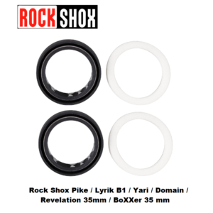 Kit de Retenes Basico Rock Shox Pike / Lyrik B1 / Yari / Domain / Revelation 35mm / BoXXer 35 mm 50 Hrs (11.4018.028.013)