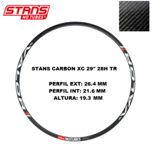 Aros de Carbono XC Stans Valor ZTR 29" 28H TR