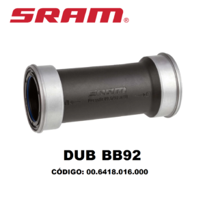 Bottom Bracket SRAM DUB Pressfit 89.5/92mm MTB (en caja) 00.6418.016.000
