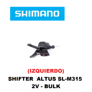 Shifter Izquierdo Shimano Altus SL-M315 x2V (solo Izquierdo)